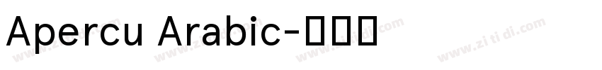 Apercu Arabic字体转换